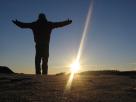 Kyle Pickering and Bobby McDowell walking across Canada